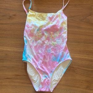 Redone X  Solid and striped swim suit